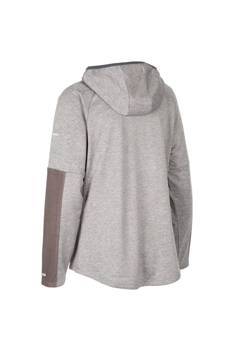 Womens/Ladies Trullo Melange AT200 Fleece Jacket - Gray Marl