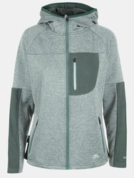 Womens/Ladies Trullo Melange AT200 Fleece Jacket - Spruce Green Marl - Spruce Green Marl