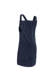 Womens/Ladies Twirl Casual Dress - Navy/Chambray - Navy/Chambray