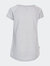 Womens/Ladies Vera T-Shirt - Platinum