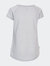 Womens/Ladies Vera T-Shirt - Platinum