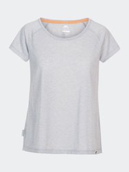 Womens/Ladies Vera T-Shirt - Platinum - Platinum