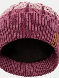 Womens/Ladies Zindy Knitted Beanie - Fig