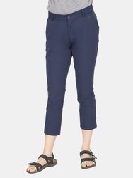 Womens/Ladies Zulu Cropped Pants - Navy - Navy