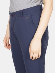 Womens/Ladies Zulu Cropped Pants - Navy