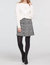 A-Line Skirt With Buttons In Black/white - Black/White