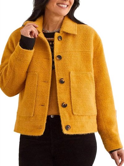 TRIBAL Button Front Lined Jacket In Marigold product