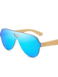 Ace Aviator Blue Unisex Sunglasses Reflectors - Blue