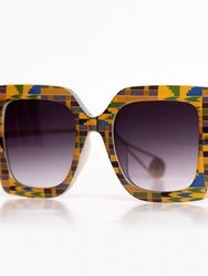 Afi Oversized Multicolor Women’s Cat Eye Sunglasses