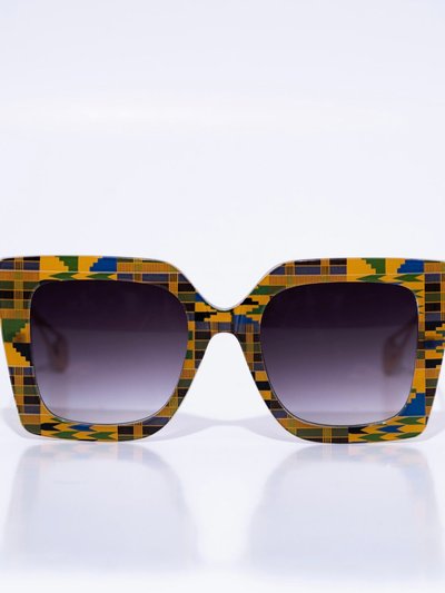 Tribal Eyes Afi Oversized Multicolor Women’s Cat Eye Sunglasses product