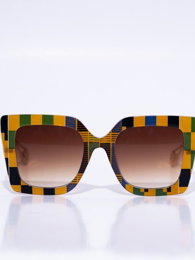 Tribal Eyes Amë Oversized Multicolor Women’s Cat Eye Sunglasses product
