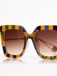 Amë Oversized Multicolor Women’s Cat Eye Sunglasses