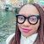 Black Rosé Oversized Wayfarer Black Women’s Eyeglasses