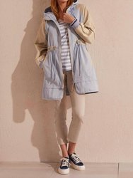 Lined Hooded Coat
