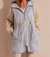 Lined Hooded Coat - Zenblue