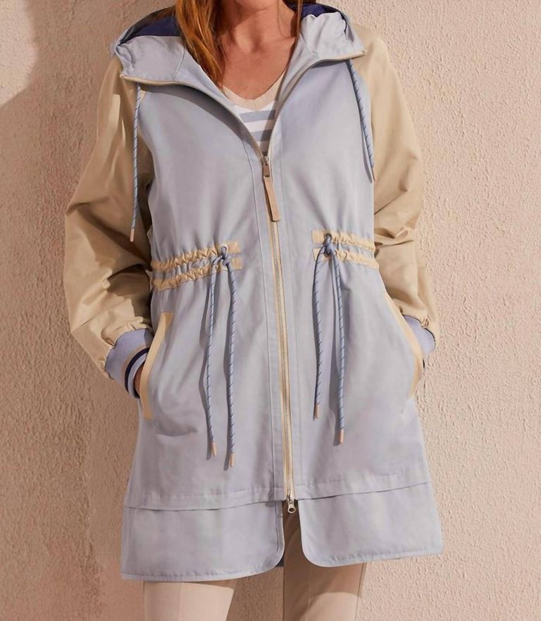 Lined Hooded Coat - Zenblue