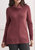 Long Sleeve Cowl Neck Sweater - H. Tibetan Red