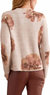 Long Sleeve Funnel Neck Sweater In Rosepink