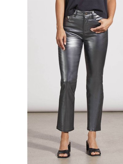 TRIBAL Sophia Hugging Straight Ankle Pant In Pewter product