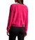 V-Neck Sweater In Fuchsia Pink