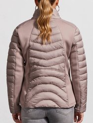 Water-Repellent Removable Hood Puffer