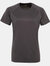 Tri Dri Womens/Ladies Panelled Crew Neck T-Shirt (Charcoal) - Charcoal