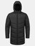 TriDri Mens Microlight Longline Padded Jacket (Black) - Black