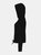 TriDri Womens/Ladies Cropped Oversize Hoodie (Black)
