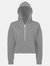 TriDri Womens/Ladies Half Zip Hoodie (Heather Grey) - Heather Grey