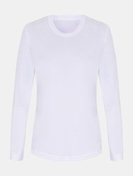 TriDri Womens/Ladies Long Sleeve Performance T-Shirt (White) - White
