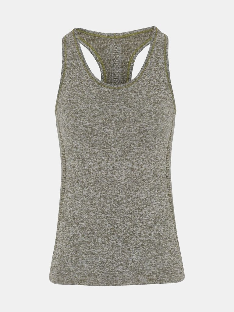 TriDri Womens/Ladies Seamless 3D Fit Multi Sport Sculpt Undershirt (Olive) - Olive