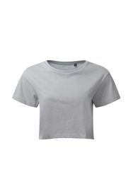 TriDri Womens/Ladies TriDri Crop Top (Cool Grey) - Cool Grey