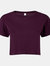 TriDri Womens/Ladies TriDri Crop Top (Mulberry) - Mulberry