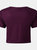 TriDri Womens/Ladies TriDri Crop Top (Mulberry)