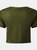 TriDri Womens/Ladies TriDri Crop Top (Olive)