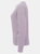 Women Recycled Zipped Sweatshirt - Lilac