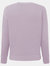 Women Recycled Zipped Sweatshirt - Lilac
