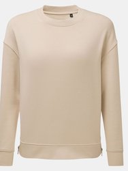 Womens Recycled Zipped Sweatshirt - Nude - Nude