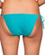 Tie Side Bikini Bottom In Turquoise