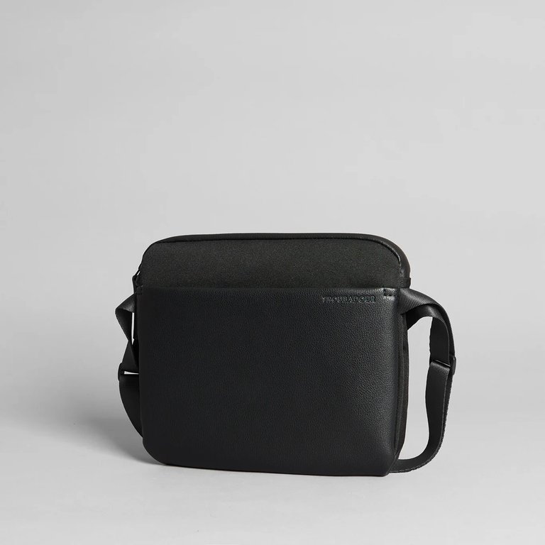 Messenger Vegan Leather Bags - Black