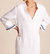 Lucca Shift Dress In White W/ Ric Rac