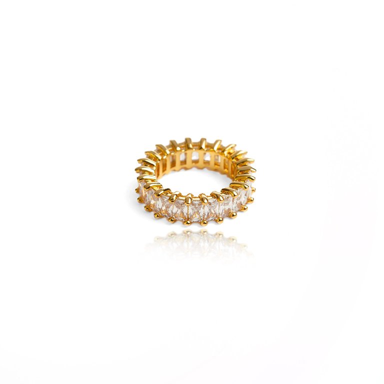 Crown Ring - 18k Gold Plated
