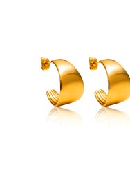 Neo Hoop Earrings - 18k Gold Plated