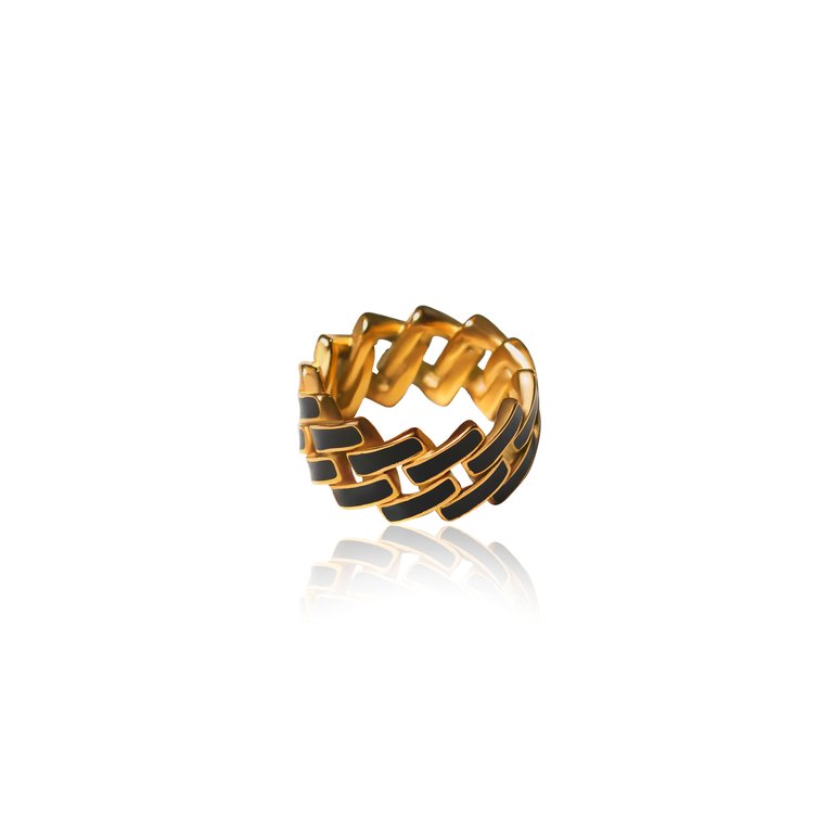 Power Ring - 18k Gold Plated