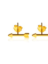 SF Stud Earrings - Gold