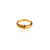 Skip Ring - 18k Gold Plated