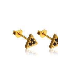 Sky Stud Earrings - Gold