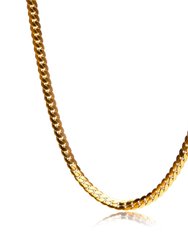Sneak Chain Necklace - 18k Gold Plated