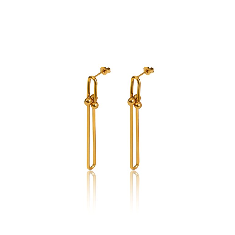 Zen Earrings - 18k Gold Plated