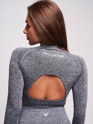 Acelle Recycled Long Sleeve Crop Top